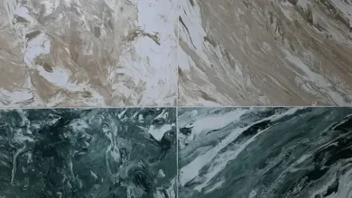 بديل الرخام جدران بالرياض