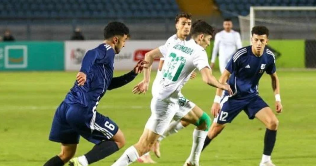 طاقم تحكيم مباراة إنبي والمصري في نهائي كأس الرابطة