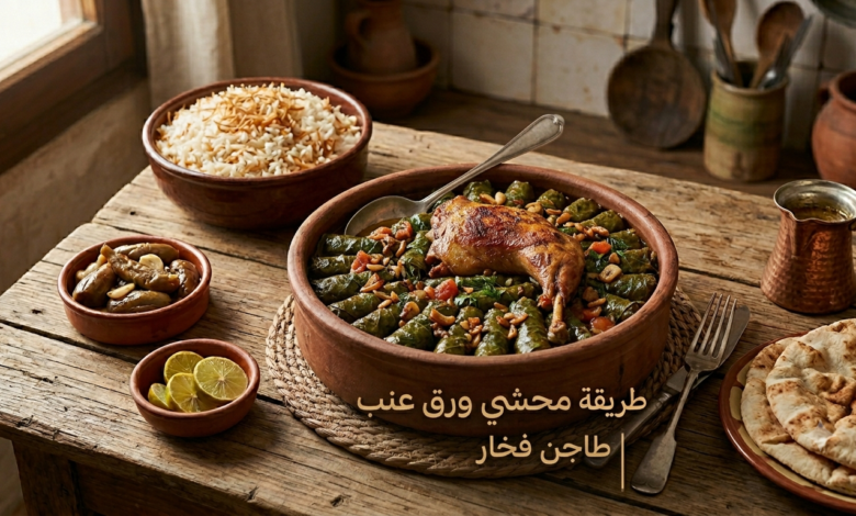 محشي ورق عنب بالطريقة المصرية الأصلية