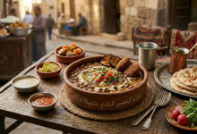 طريقة تقديم الفول المدمس البلدي
