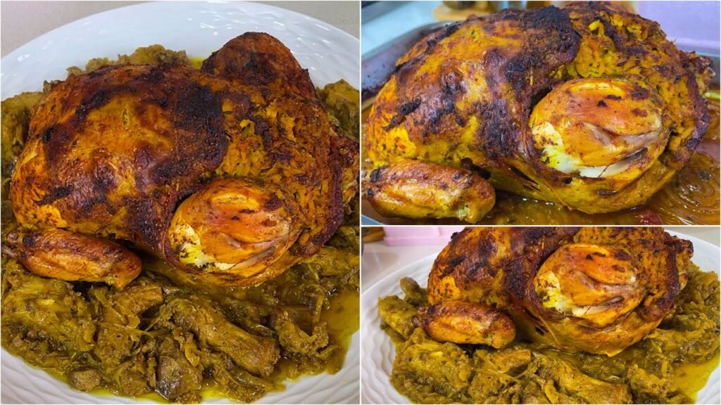 طريقة عمل دجاج محمر في الفرن هش من داخل ومقرمش من بره