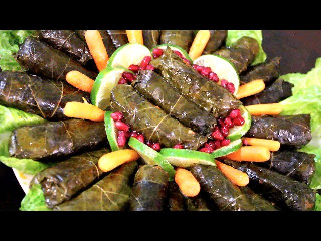 محشي ورق عنب بالطريقة المصرية الأصلية
