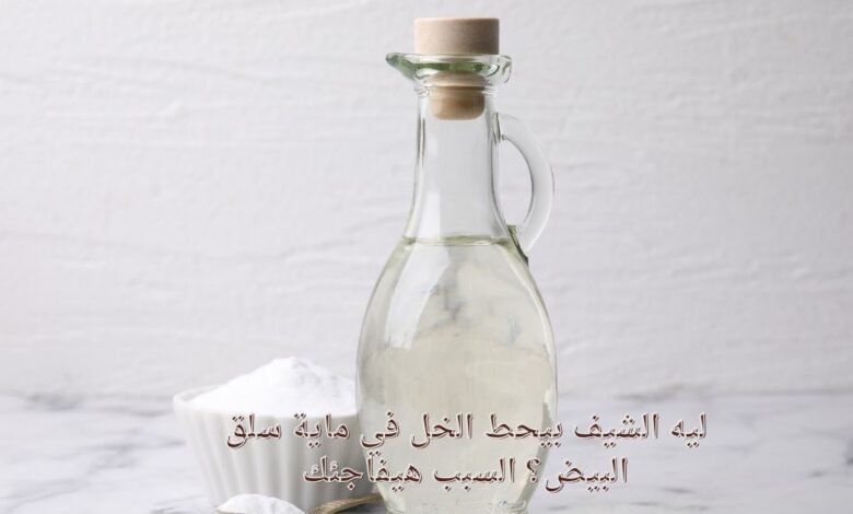 ليه الشيف بيحط الخل في ماية سلق البيض؟ السبب هيفاجئك