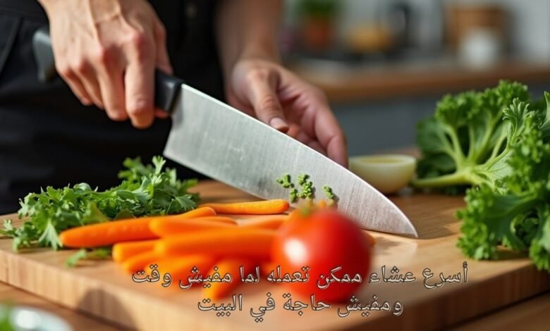 أسرع عشاء ممكن تعمله لما مفيش وقت ومفيش حاجة في البيت