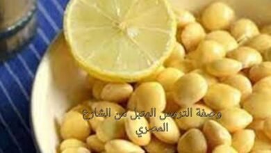 وصفة الترمس المتبل من الشارع المصري